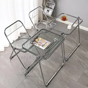 Clear Table and Chair