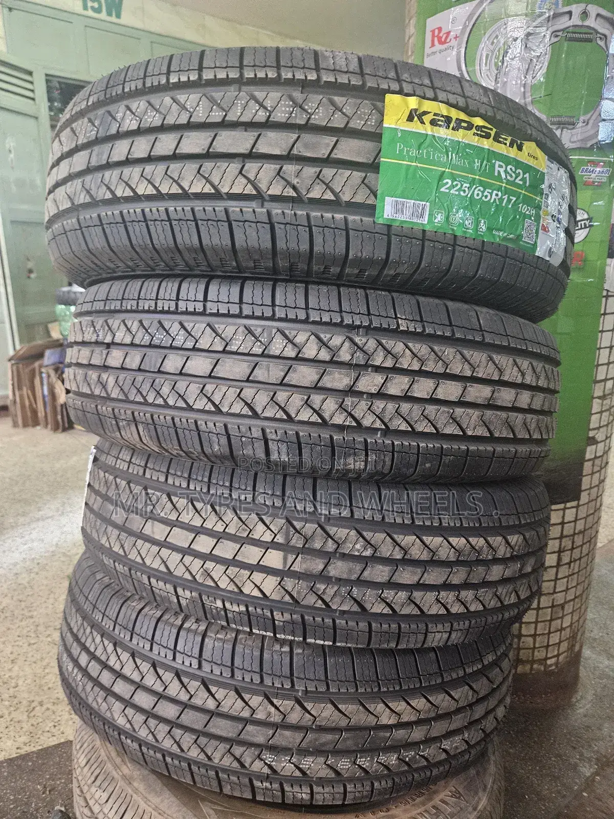 225 65 R17 Kapsin Practical Max High Way Tires.