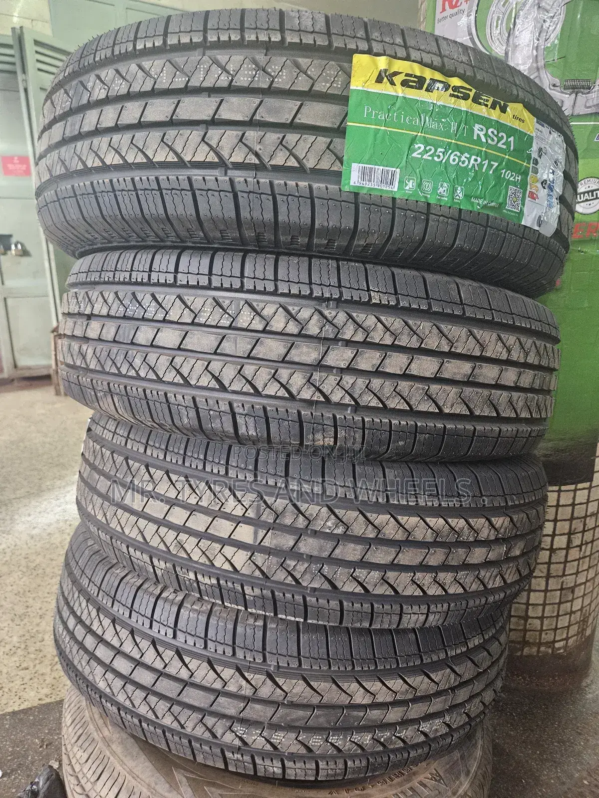 225 65 R17 Kapsin Practical Max High Way Tires.