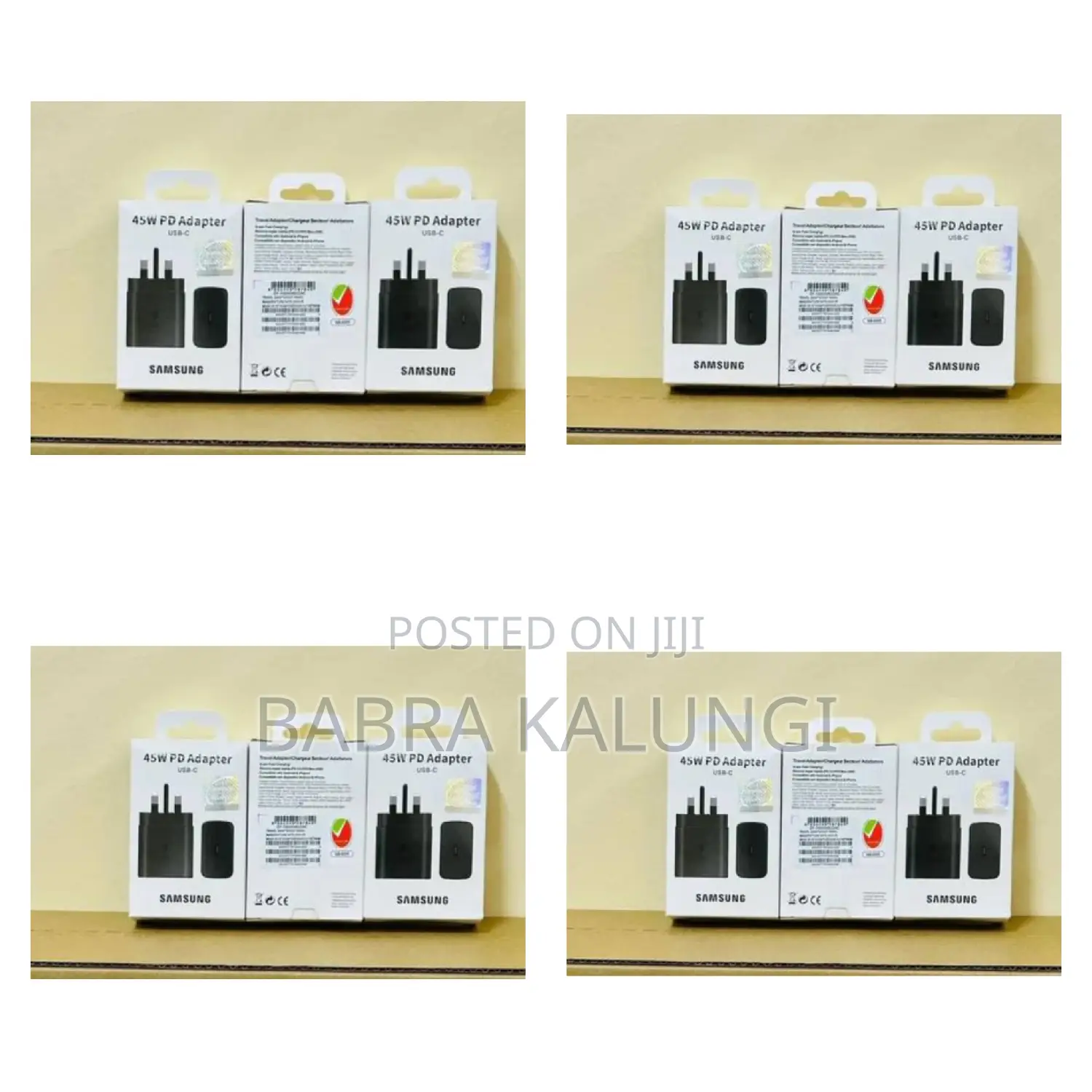 Samsung 25w Super Fast Charger Adapter 3 Pin Black