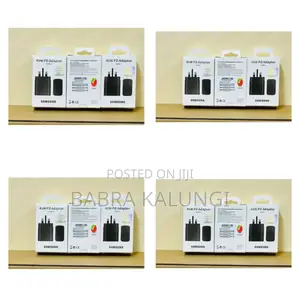Samsung 25w Super Fast Charger Adapter 3 Pin Black