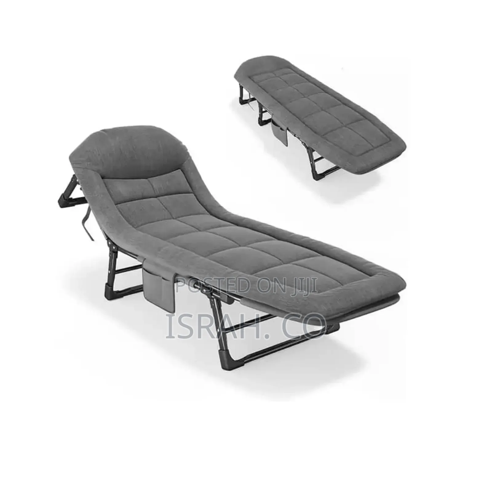 Foldable Bed and Chair.