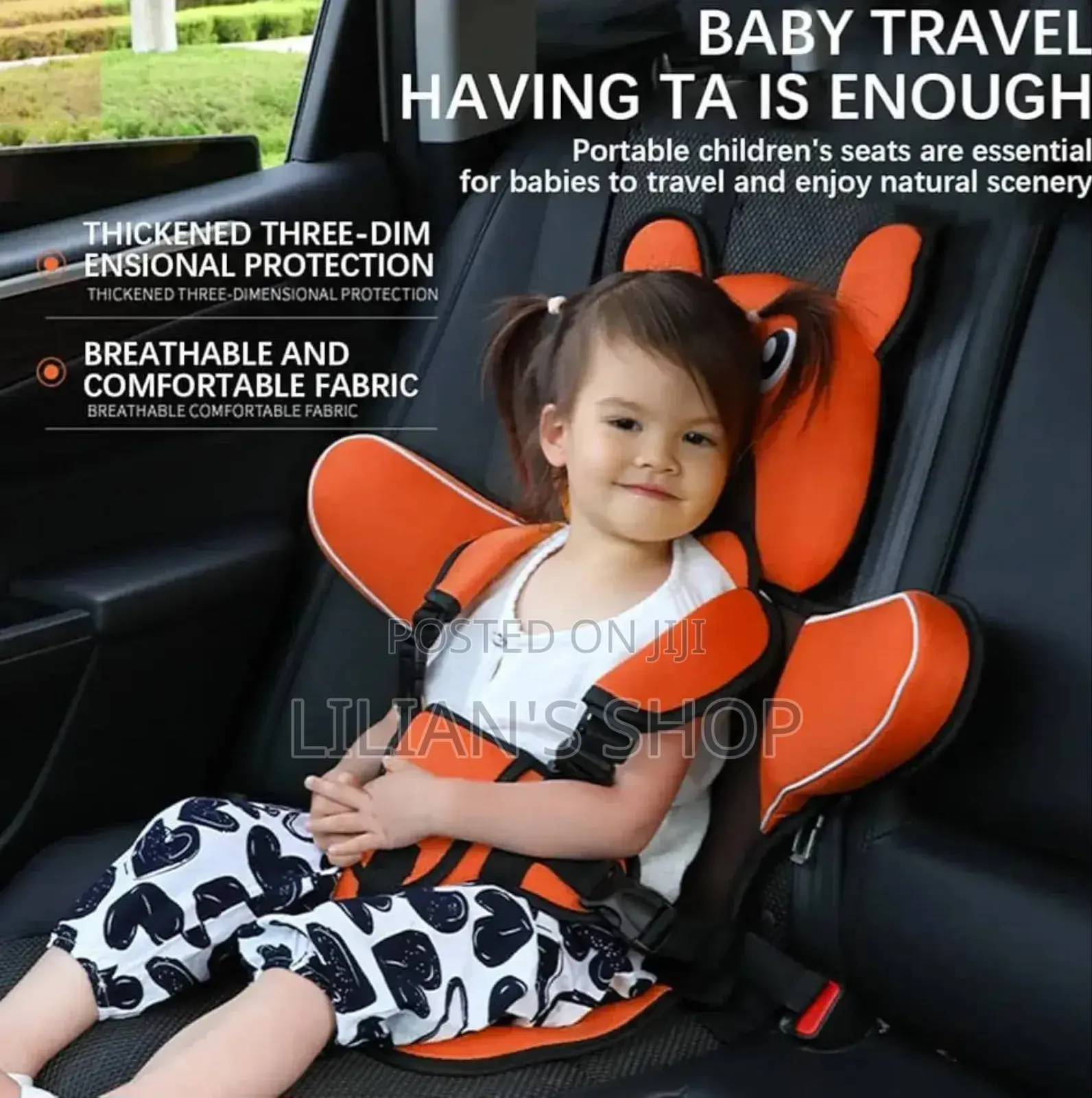 Nalacal Baby Portable Car Seat( Baby Car Seat Cushion)