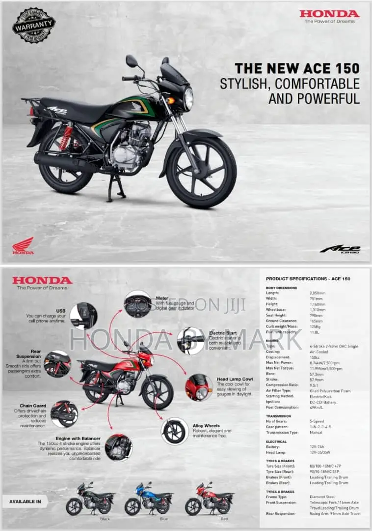 New Honda Ignition 2025 Black