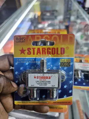 2-Way Satellite Tv Signal Splitter – Stargold Sg-02a