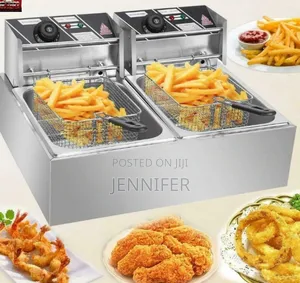 Double Chicken and Chips Electric Fryer (6+6)L