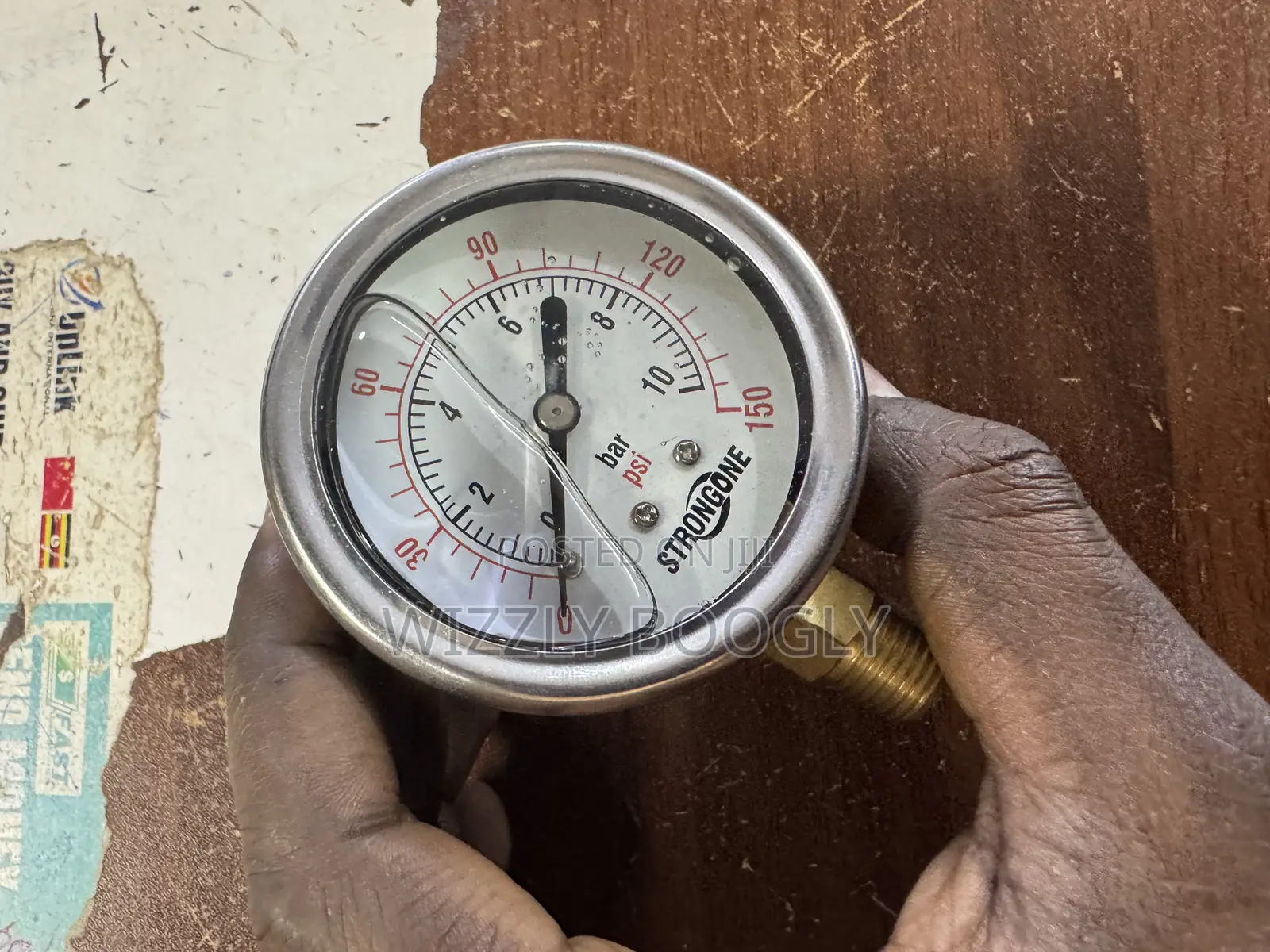 Liquid Mercury Pressure Gauge