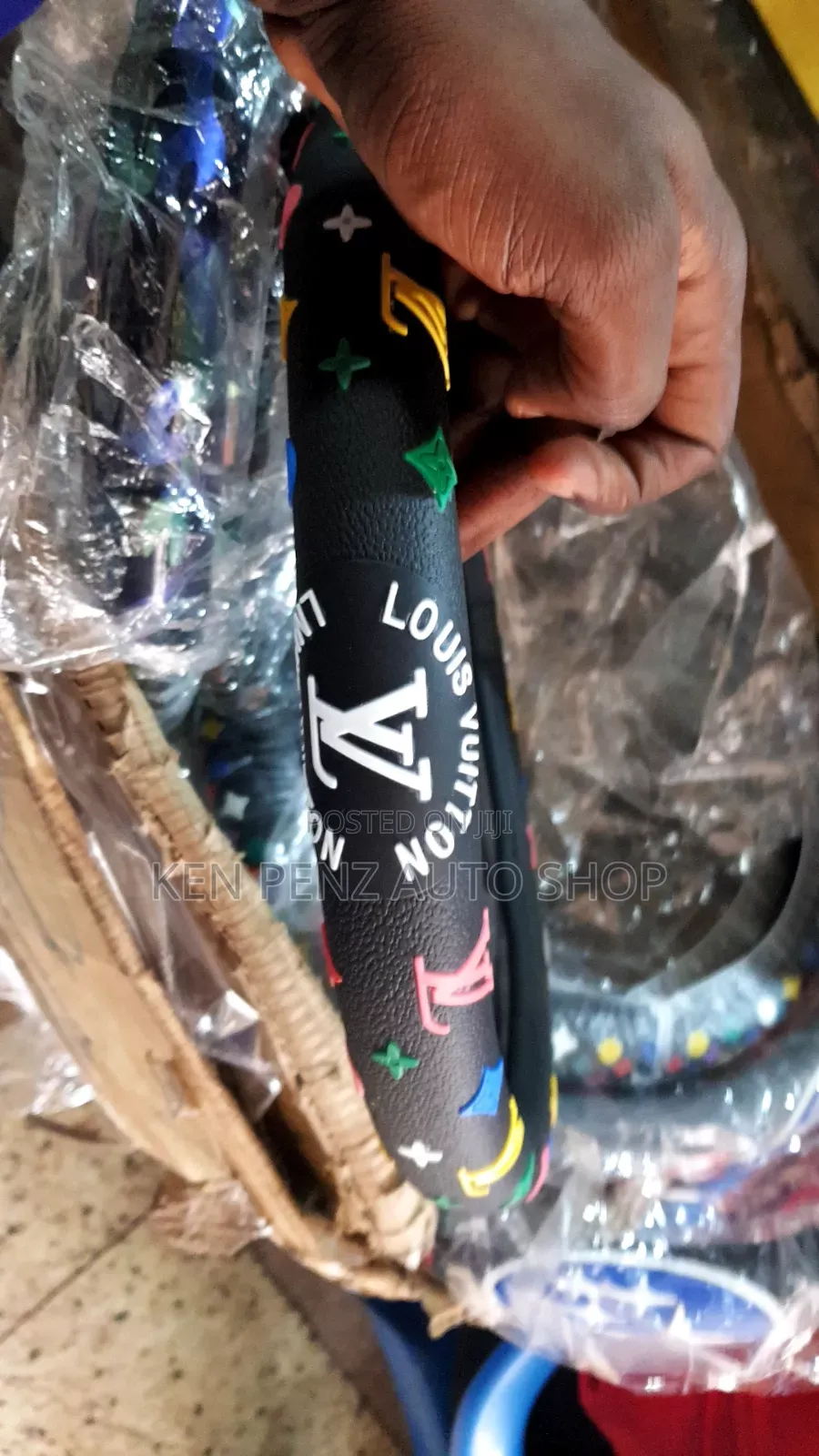 Luis Vuitton Car Steering Covers