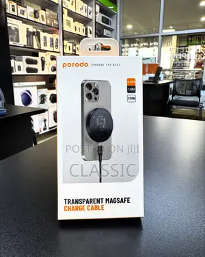 Porodo Transparent Magsafe Charging Cable