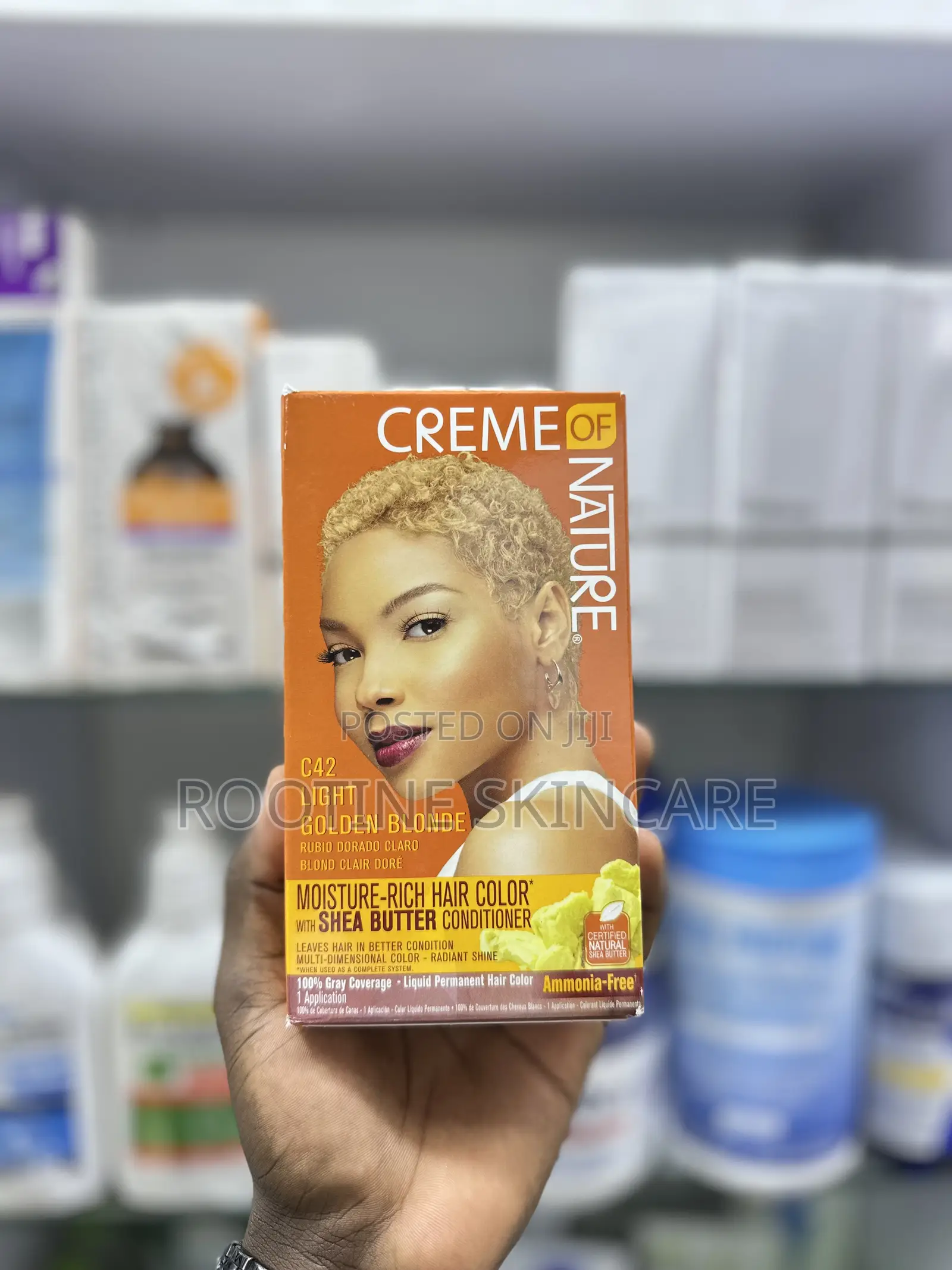 Creme of Nature C42 Light Golden Brown With Shea Butter