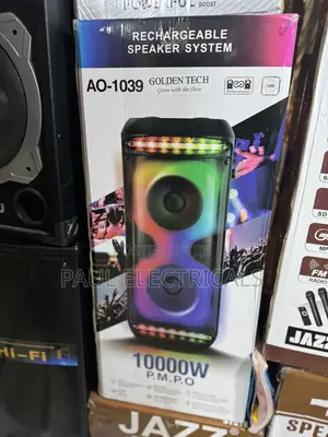 Rechargeable Speaker A039 Golden Tech