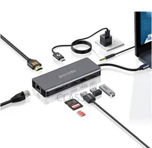 Porodo 9in1 Hdmi Ethernet Usb-C Hub