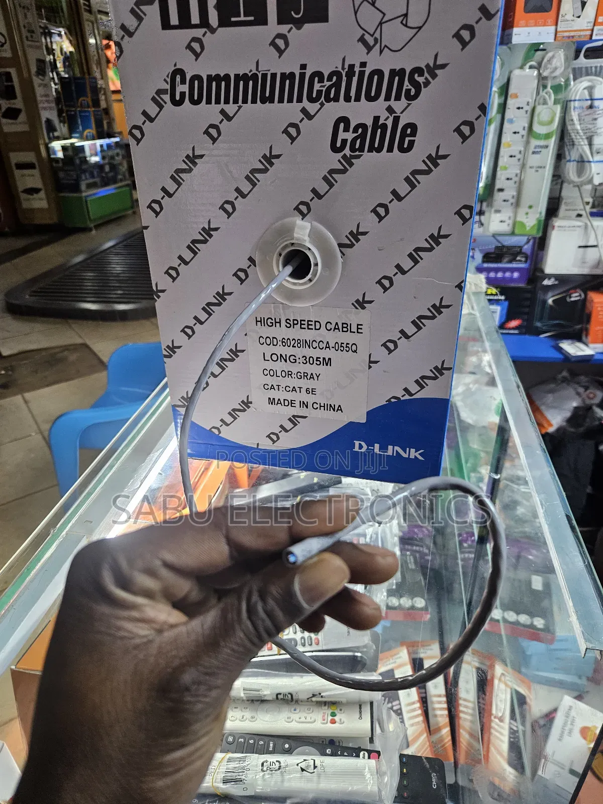 D-Link Cat 6e High-Speed Network Cable – 1000/= Per Meter