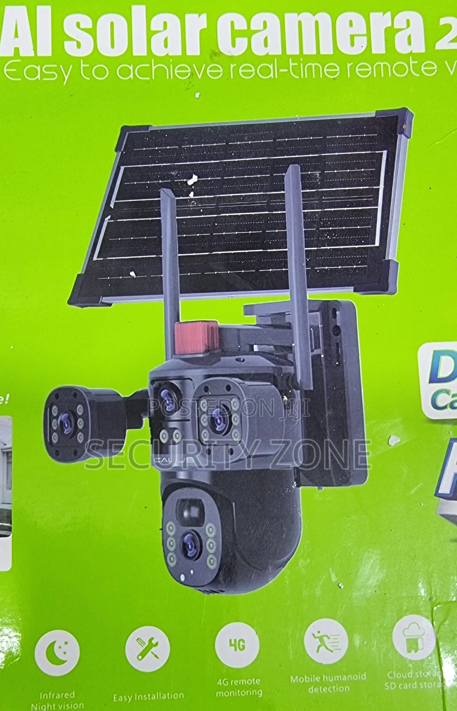 Tripple Lens Solar 4g PTZ Camera