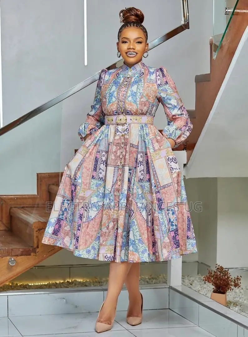 Midi-Length a-Line Dress
