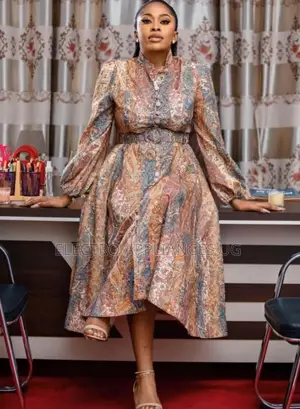 Midi-Length a-Line Dress