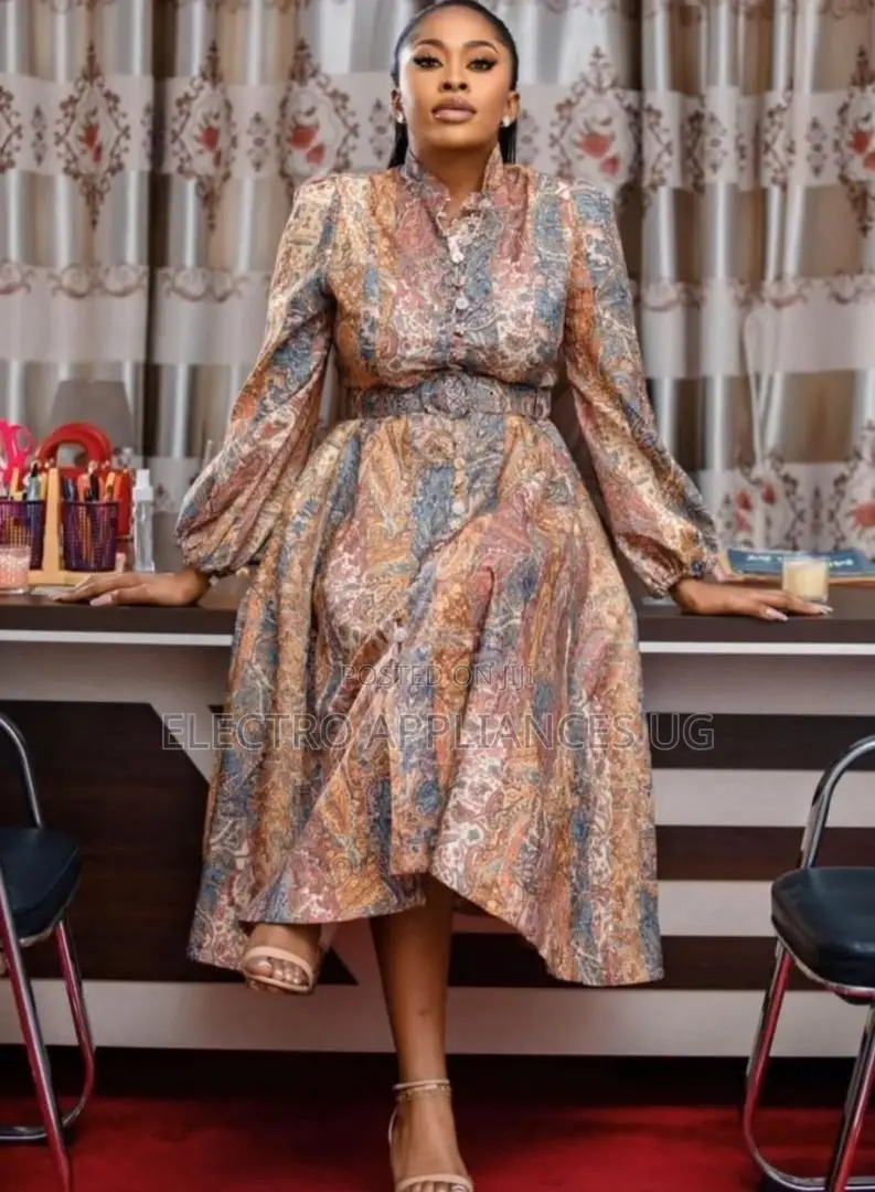 Midi-Length a-Line Dress