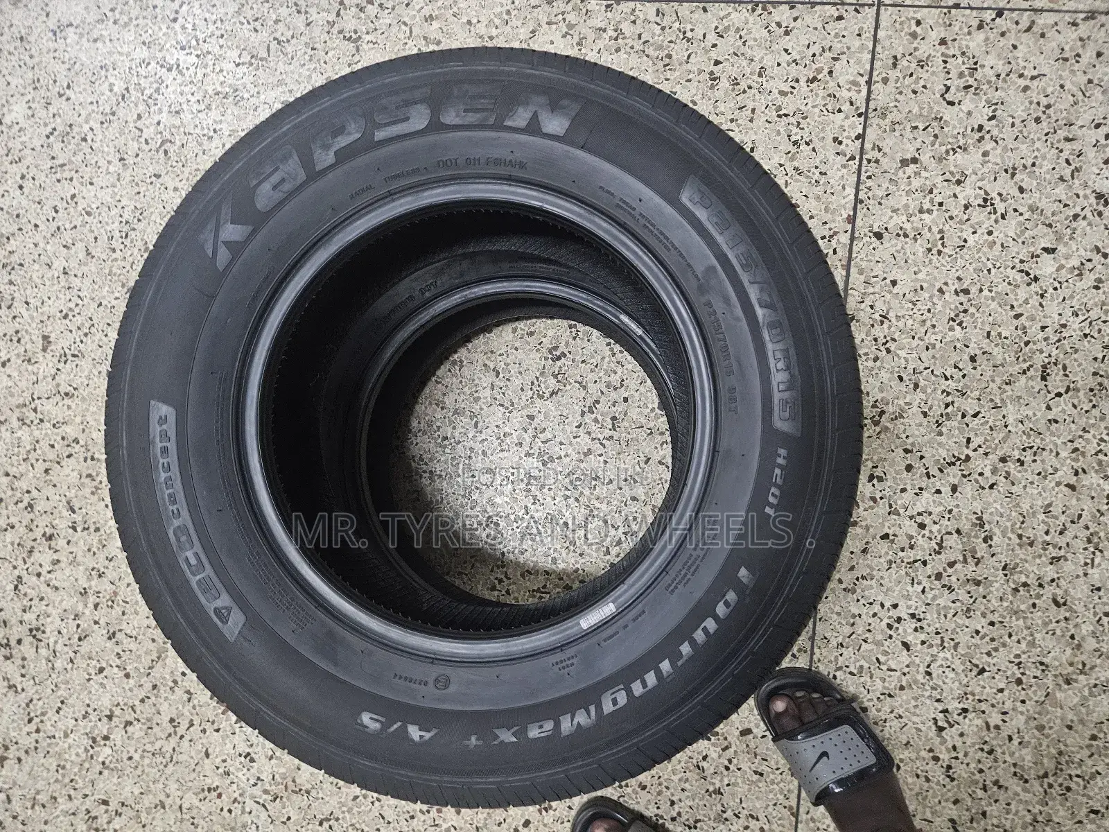 215 70 R15 Kapsin Used but Still Gd Tires Order Now.