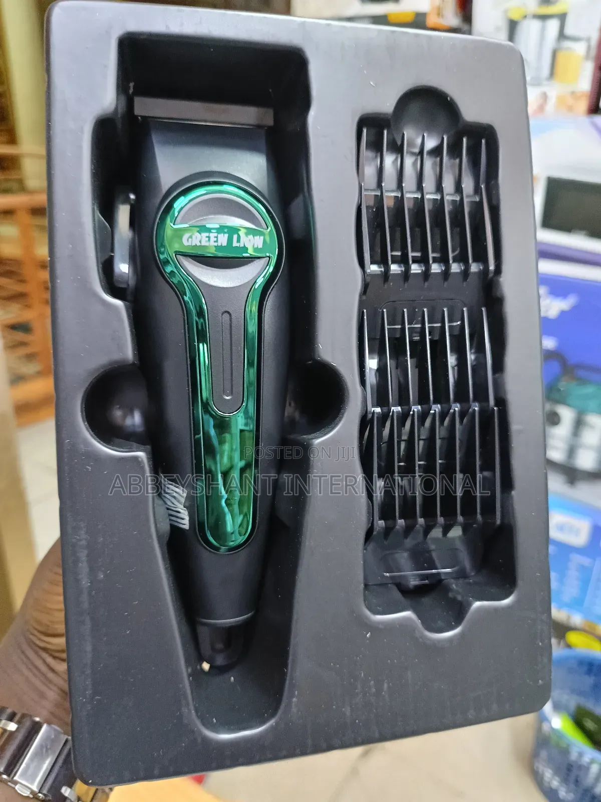 Professional Hair Clipper/ Hair Trimmer Green Lion