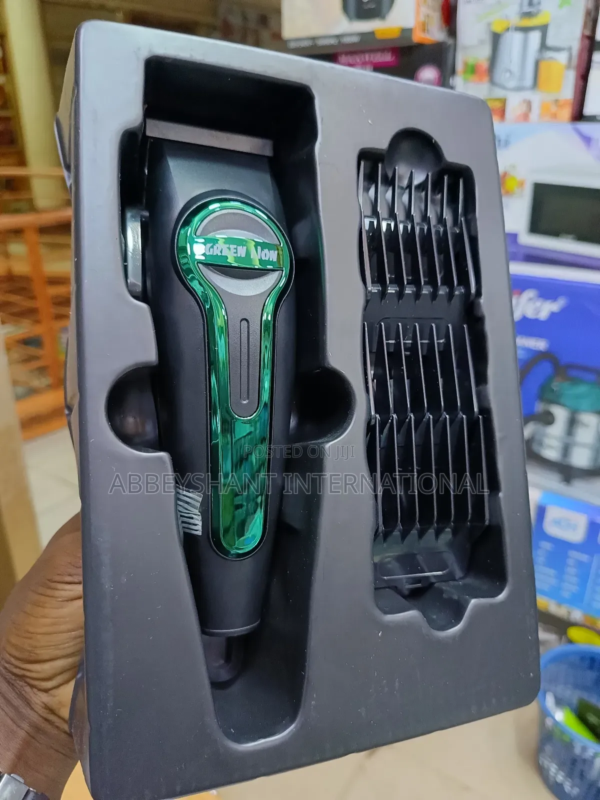 Professional Hair Clipper/ Hair Trimmer Green Lion
