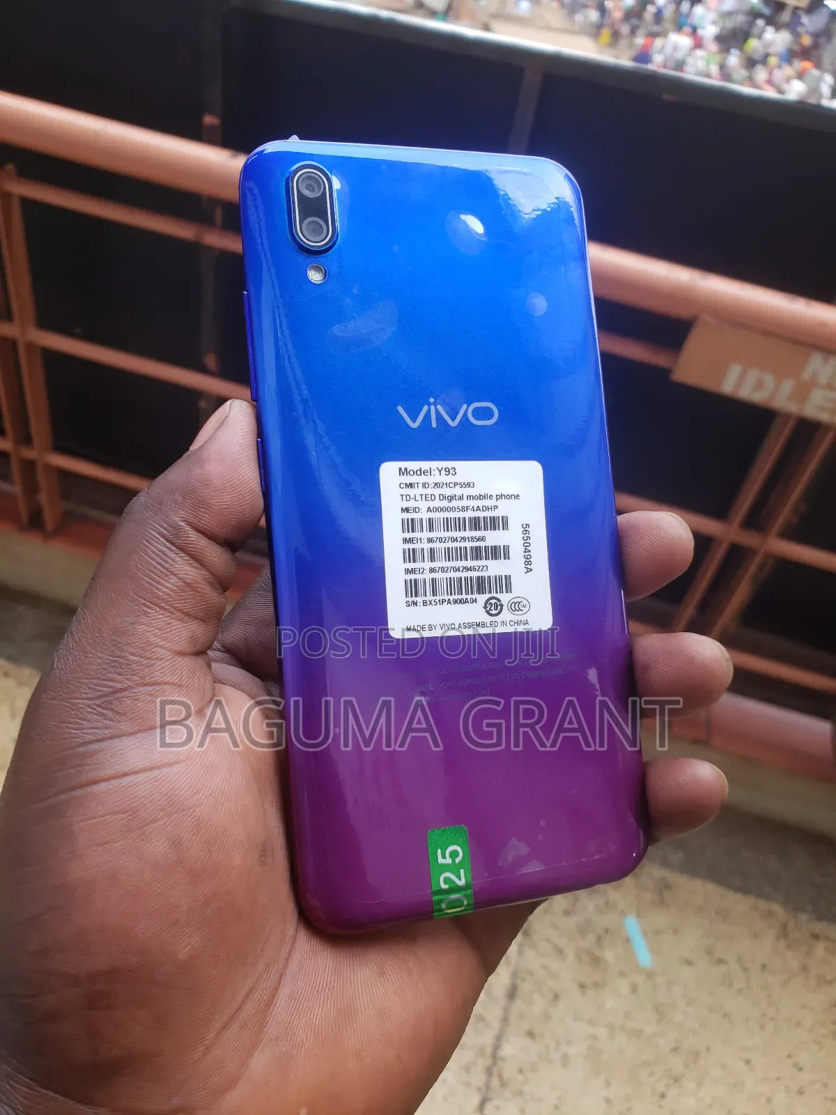 Vivo Y93 128 GB Blue