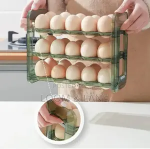 Egg Rack Organizer for 30 Eggs Stable and Firm Holder