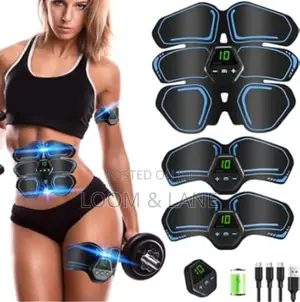 Ems Abs Maker Electric With Biceps and Triceps Sticker