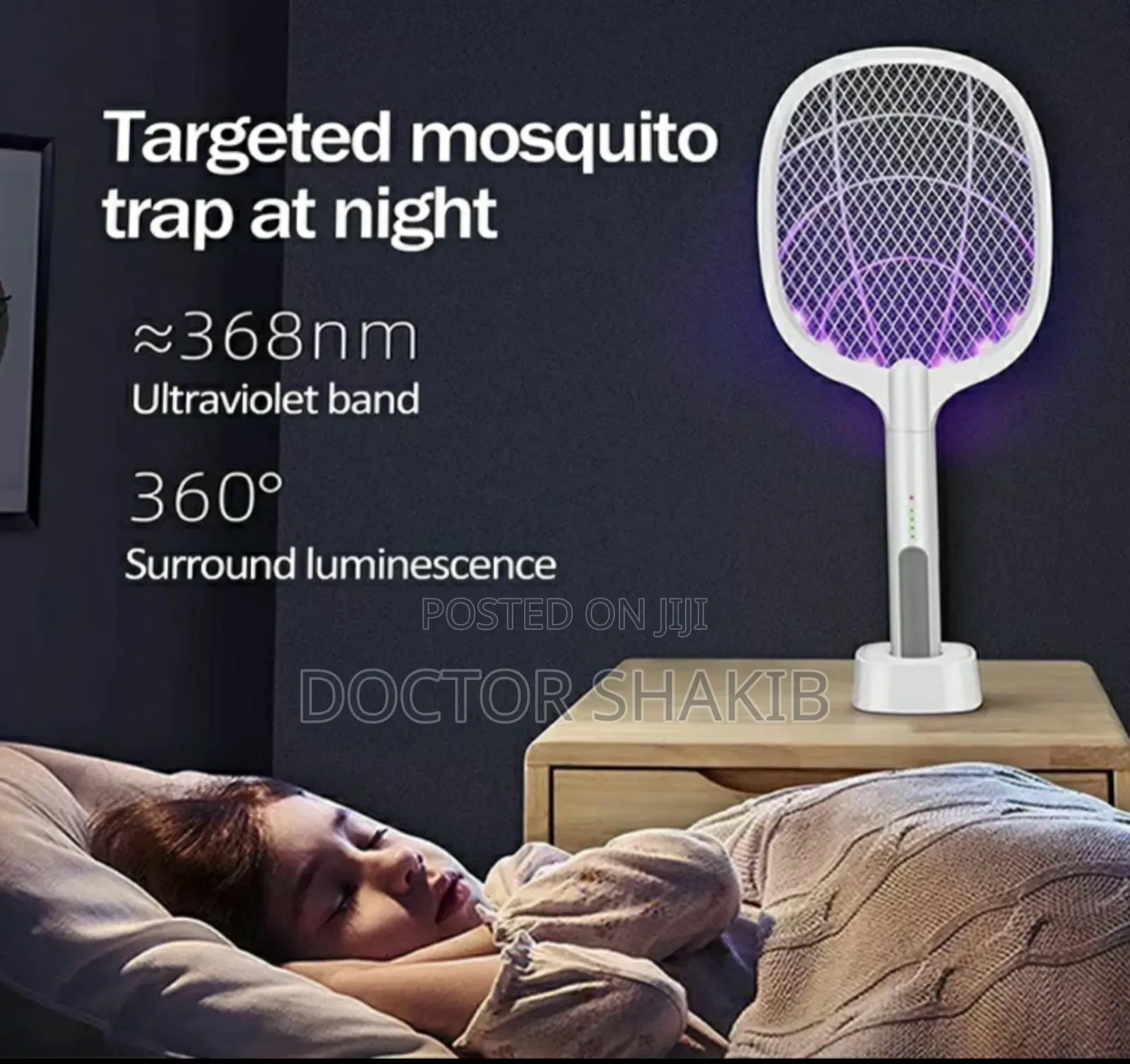 Effective Mosquito Swatted With Stand Holder