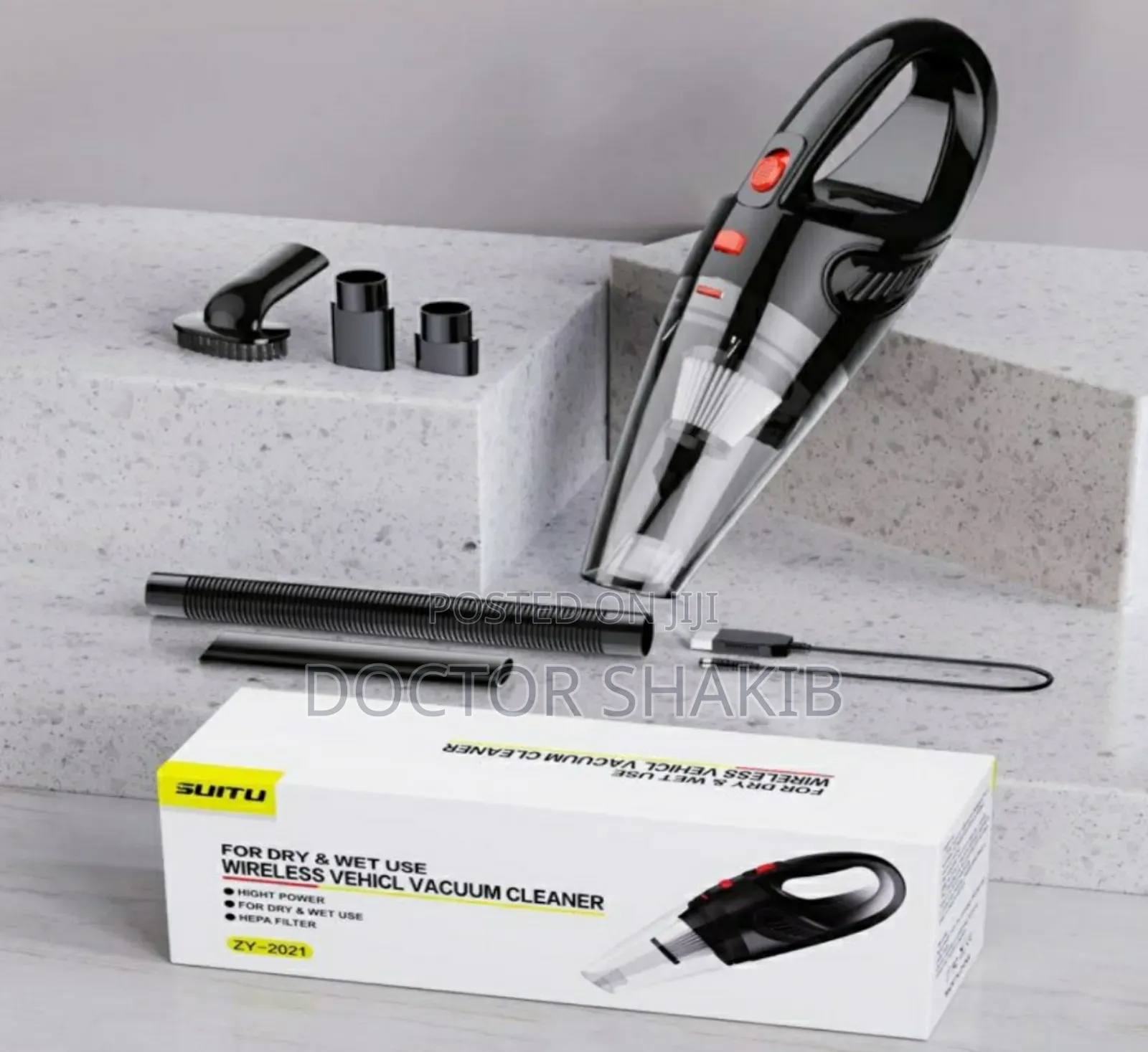 Portable Rechargeable Car and Home Vaccum Cleaner and Blower
