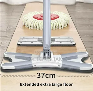 Strong Flat Floor Mop X Type Microfiber