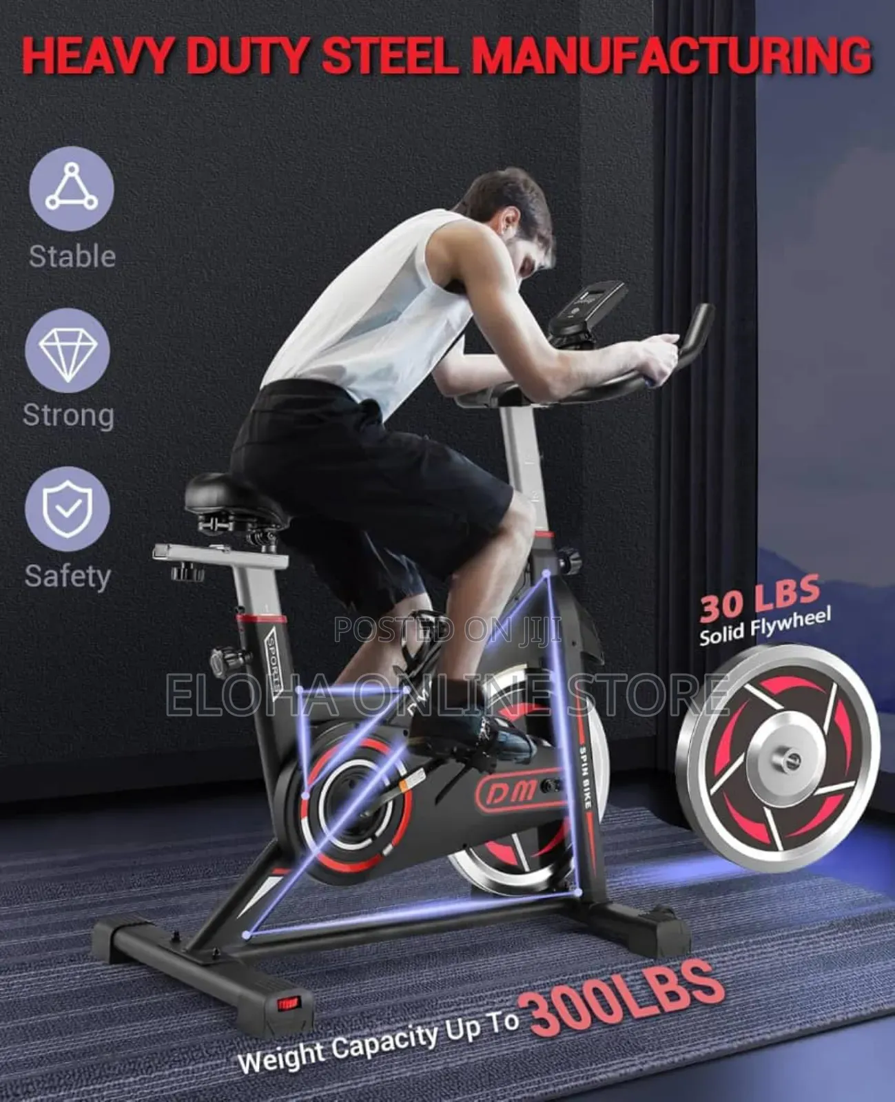 Huijun Hj-8556 Indoor Exercise Speed Bike
