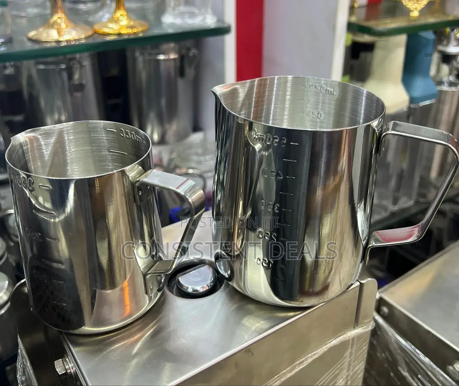 500ml Stainless Steel Milk Pitcher