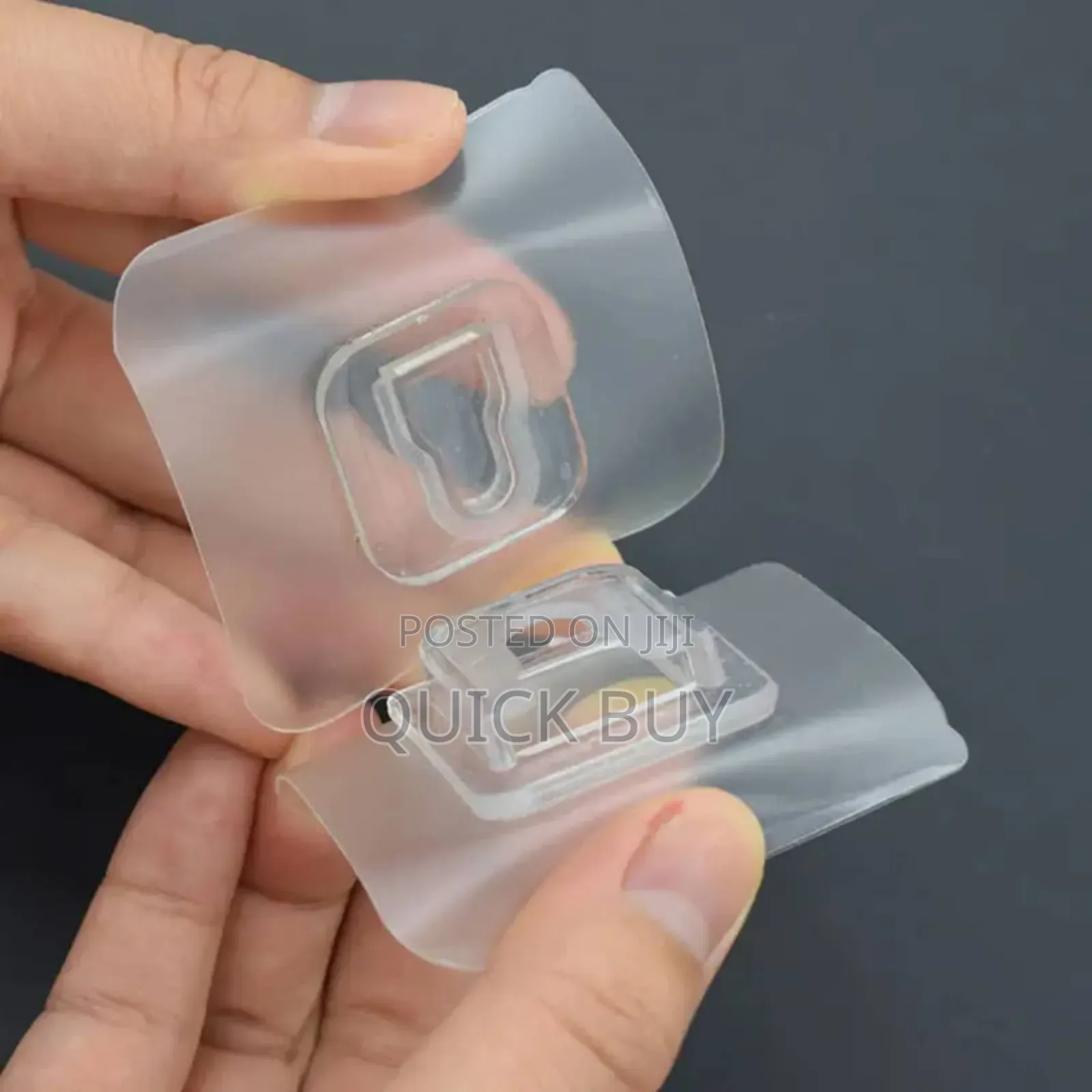 2pcs Double-Sided Adhesive Wall Hooks