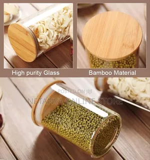 3pcs Glass Storage Air Tight Containers