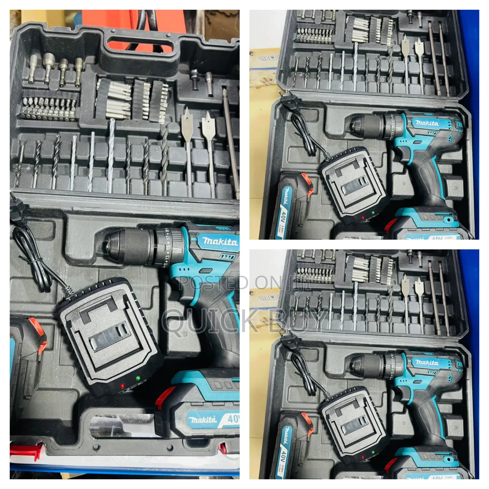 Makita 40v Max XGT Cordless Hammer Driver Drill Kit