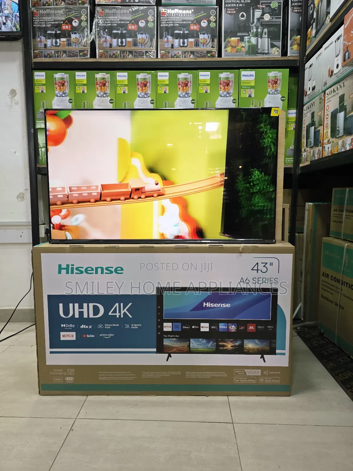 A6 Series Hisense 43inches Uhd4k Vidaa Smart Tv at Discount