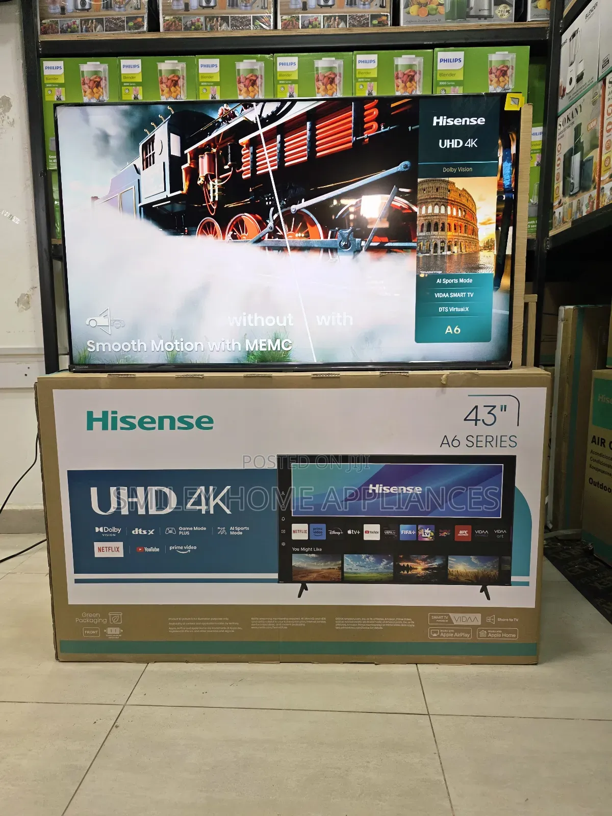 20% Discount Price on Hisense Uhd- A6series 43inches Tv