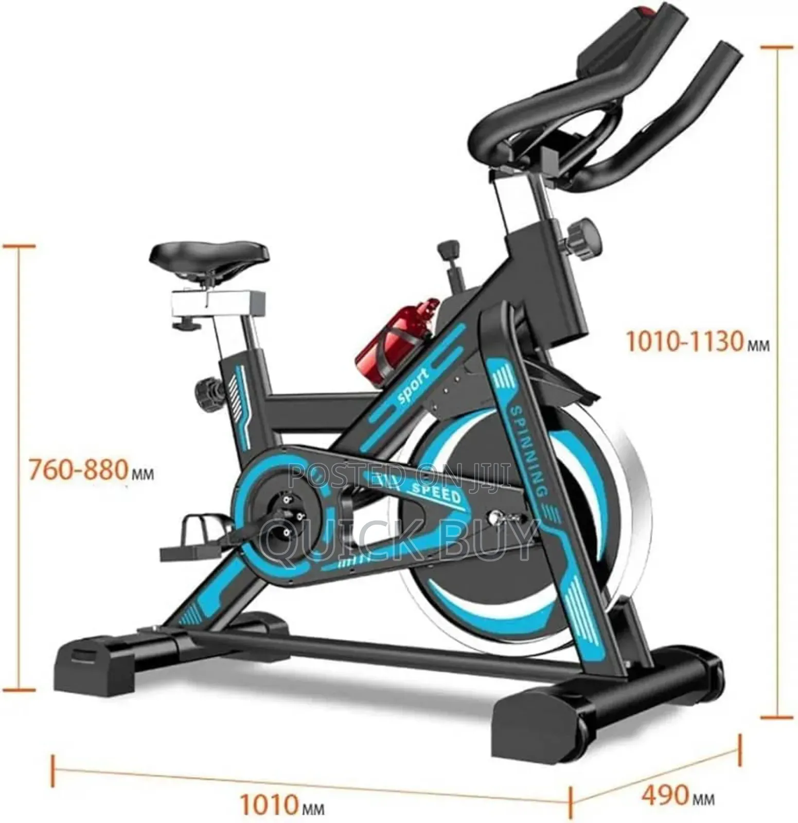 Studio Indoor Adjustable Spin Cardio Exercise Bike