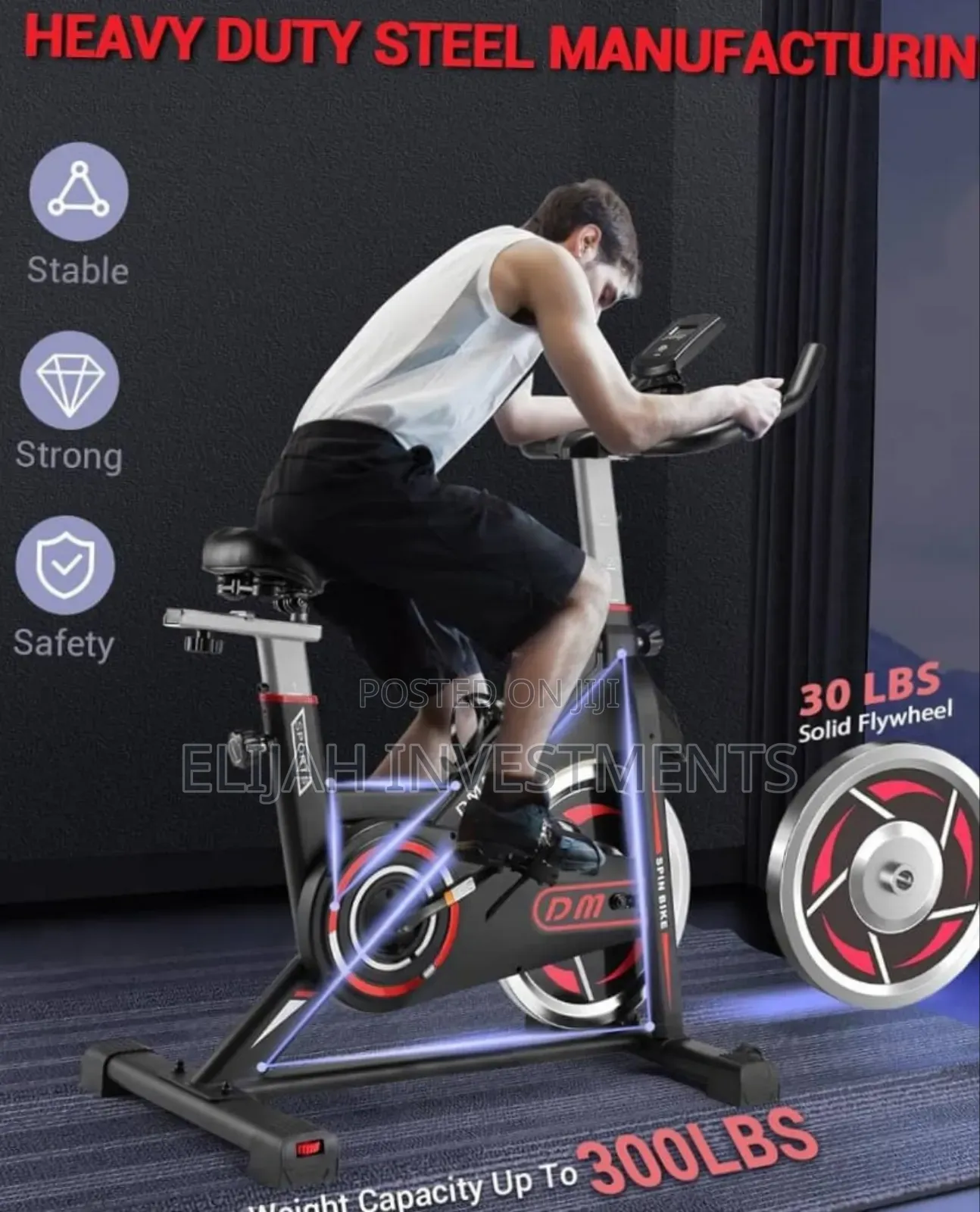 Huijun Hj-8556 Indoor Exercise Speed Bike