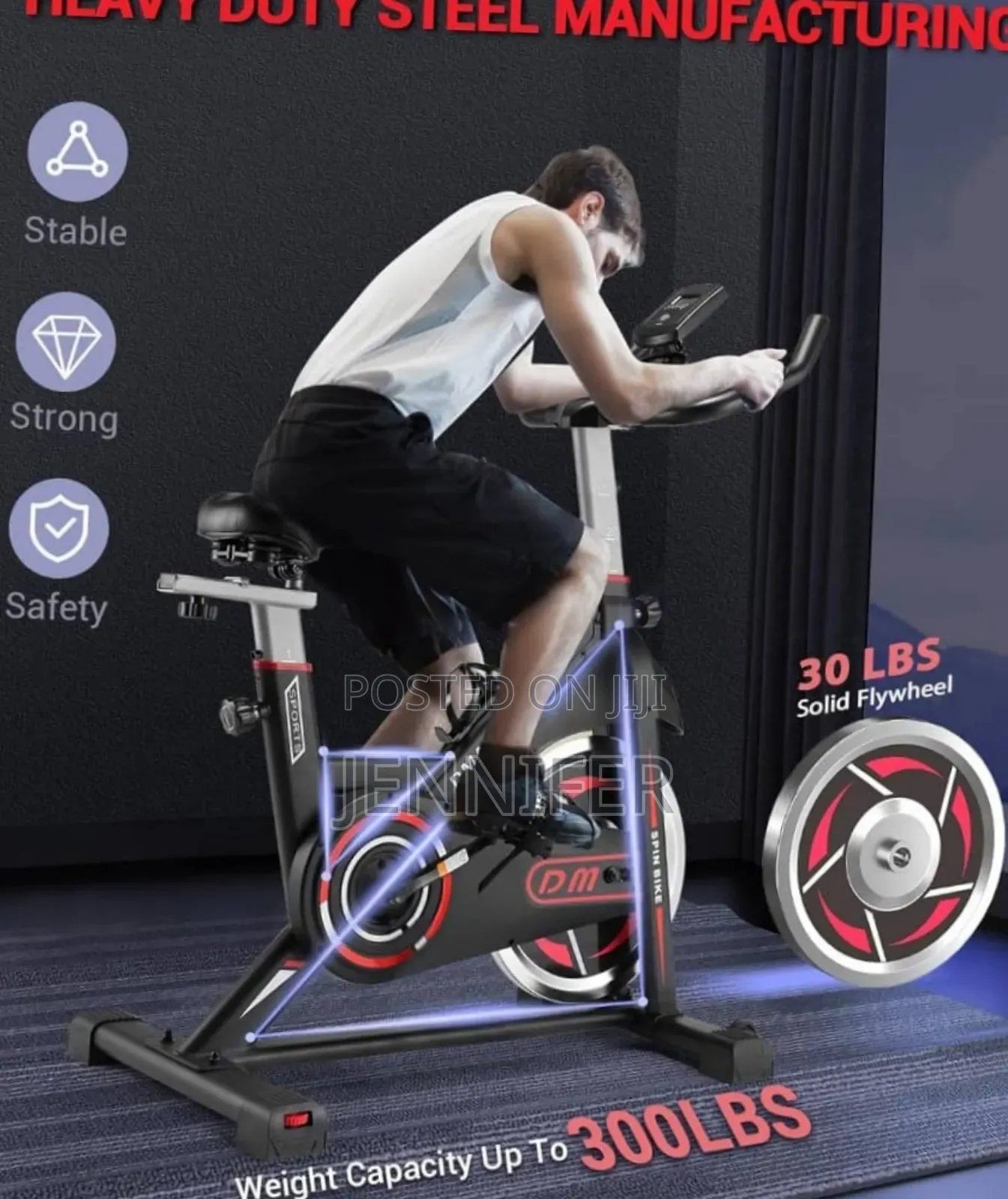 Huijun Hj-8556 Indoor Exercise Speed Bike