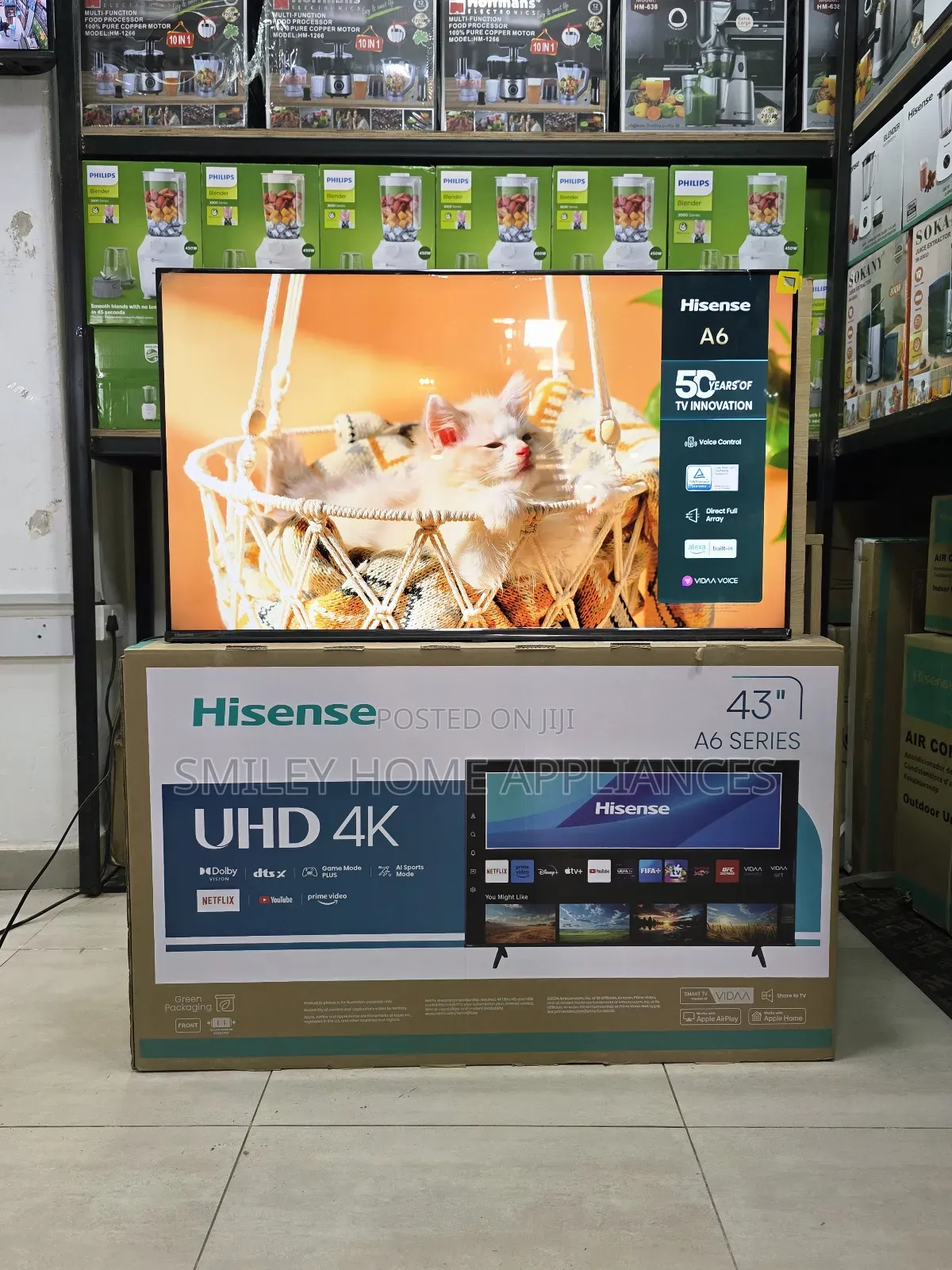43inches Hisense Smart Tv Uhd- Vidaa Smart Tv at Discount