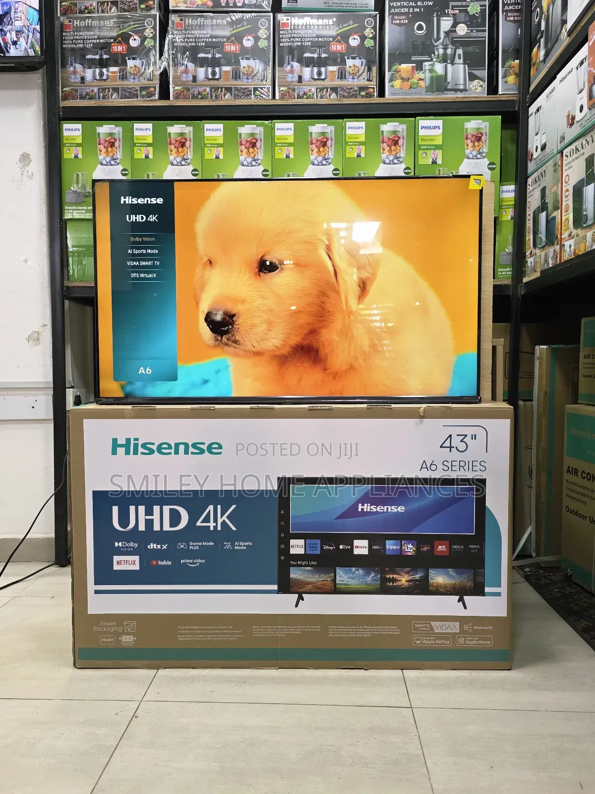 43inches Hisense Smart Tv Uhd- Vidaa Smart Tv at Discount