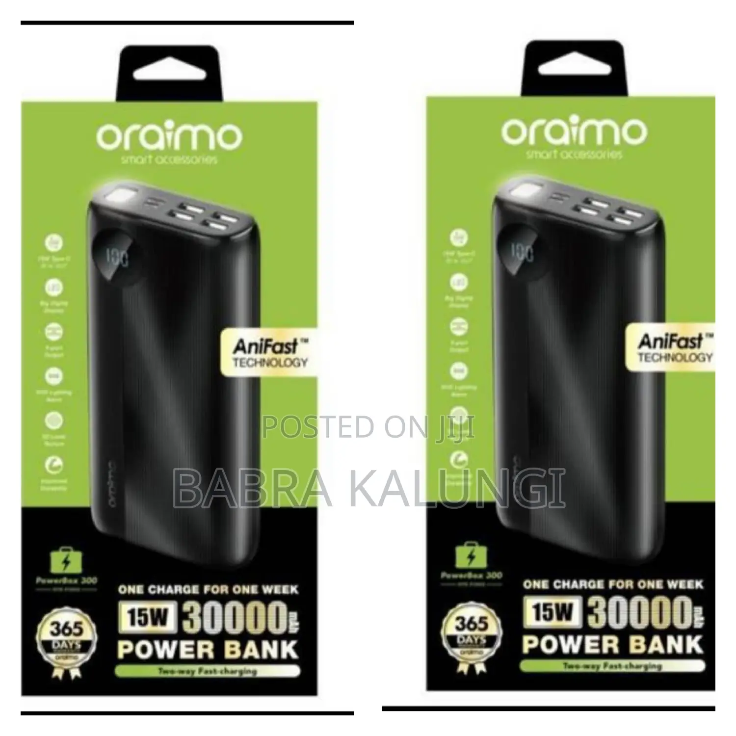 Oraimo Fast-Charging 30,000mah