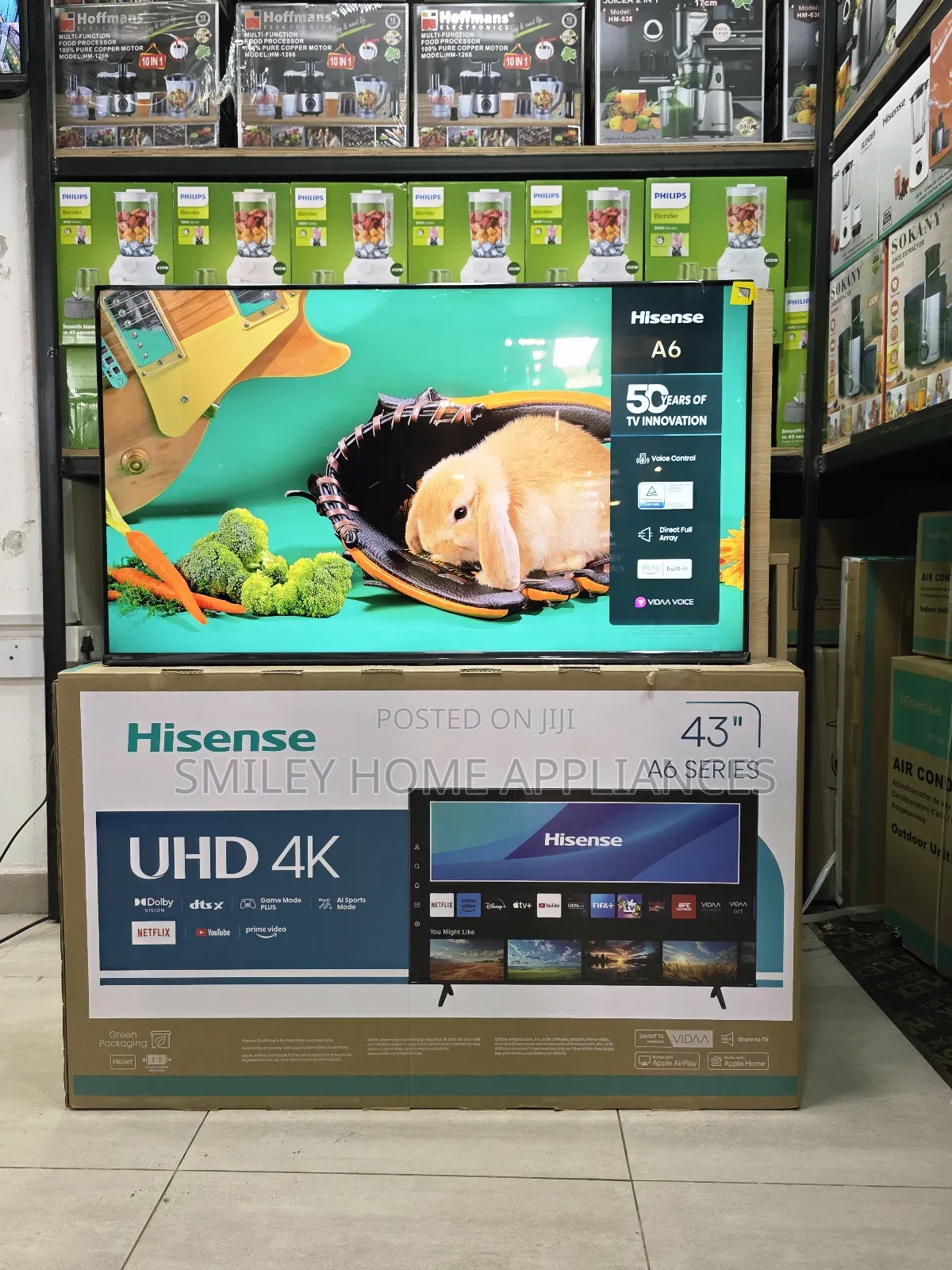 20%Special Offer on A6series Hisense 43inches Uhd- Vida Tv