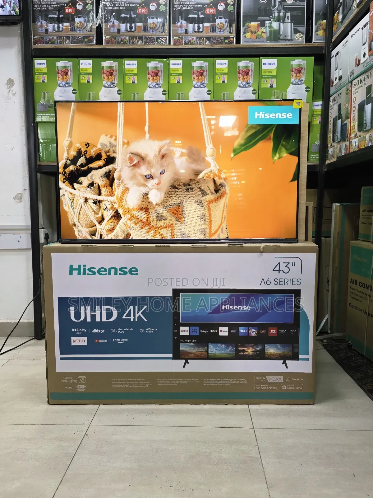 20%Special Offer on A6series Hisense 43inches Uhd- Vida Tv