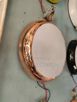 Gold and White Ceiling Fitting Led Light