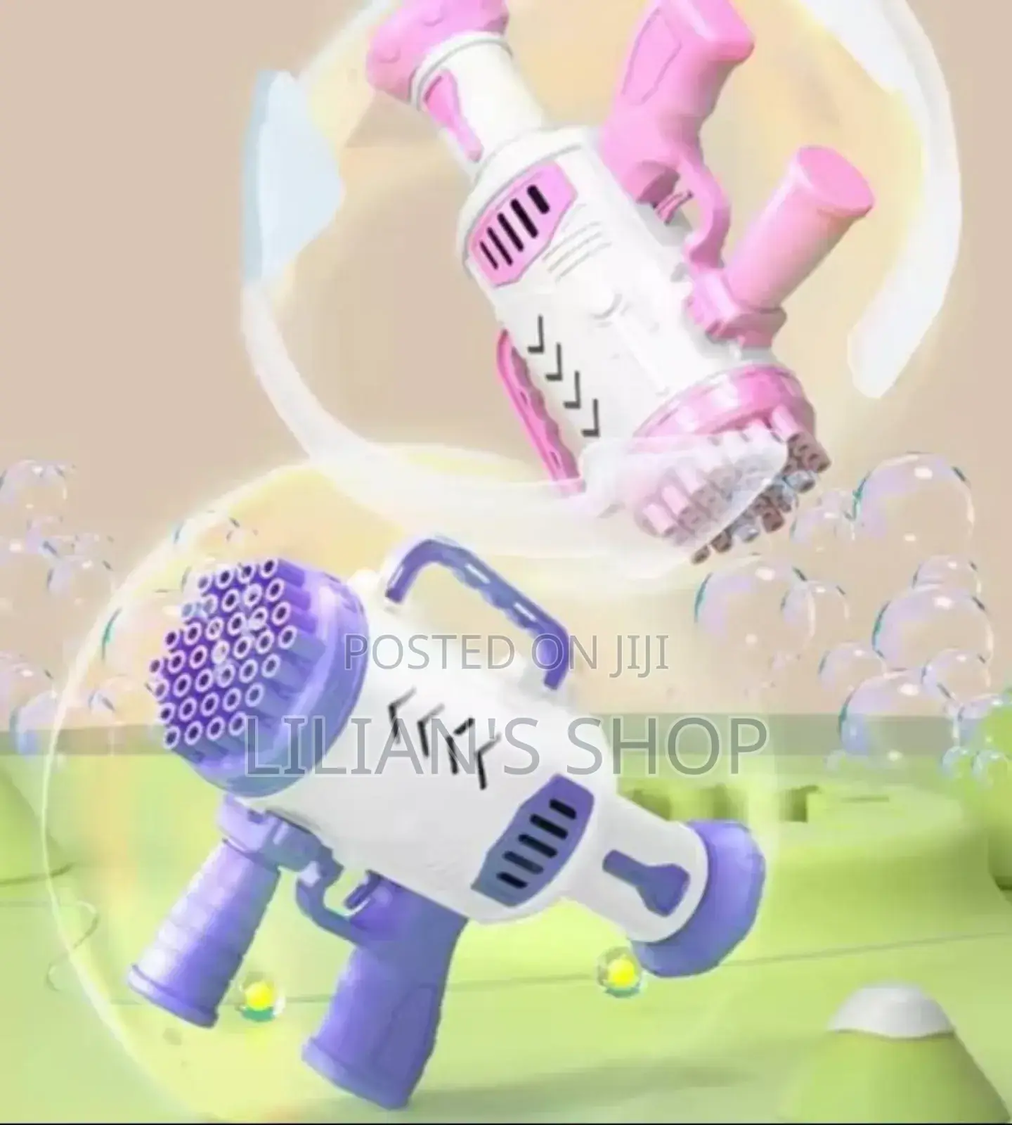 Kids Bazooka Bubble Machine Gun