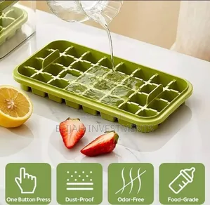 Odor Free Ice Cube Mold With Quick Release Button