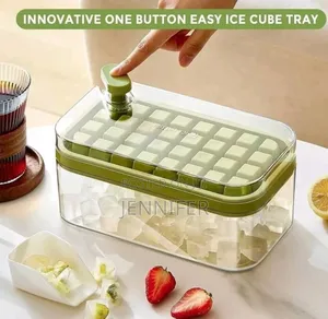 Odor Free Ice Cube Mold With Quick Release Button