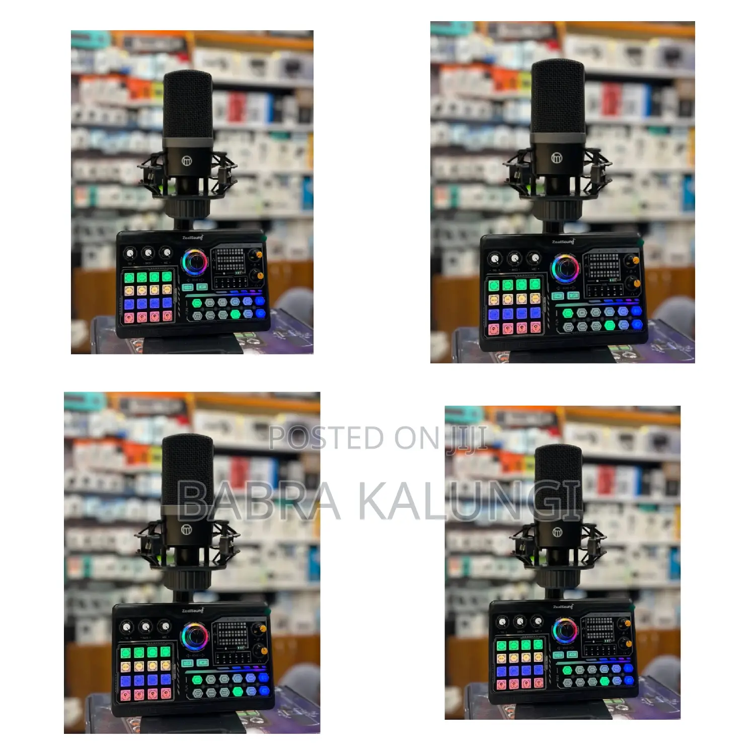 Zeal Sound P300 Professional Podcast Live Sound Card Kit,